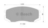 BOSCH 0 986 505 936 Brake Pad Set, disc brake